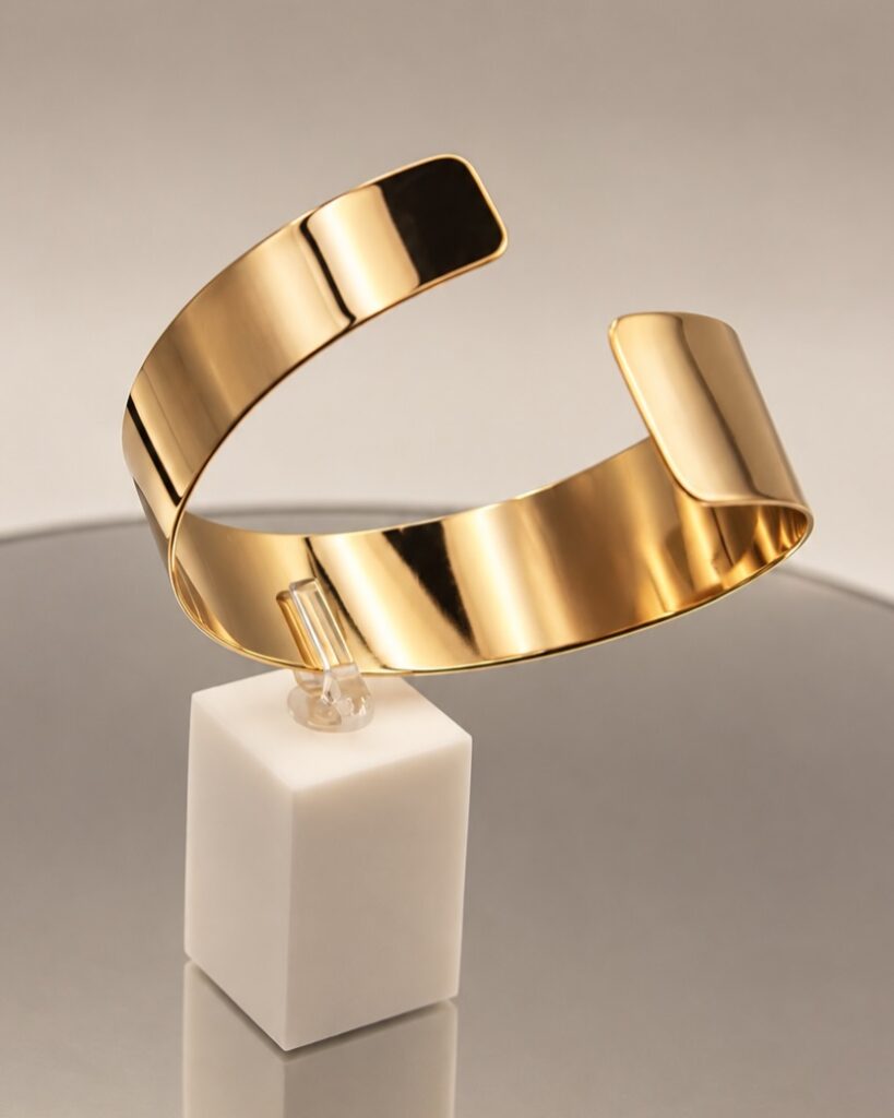 Adjustable Statement Open Bangle