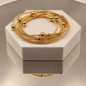 Guitar-String Inspired Bracelet
