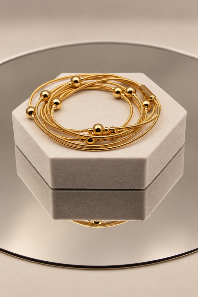 Guitar-String Inspired Bracelet