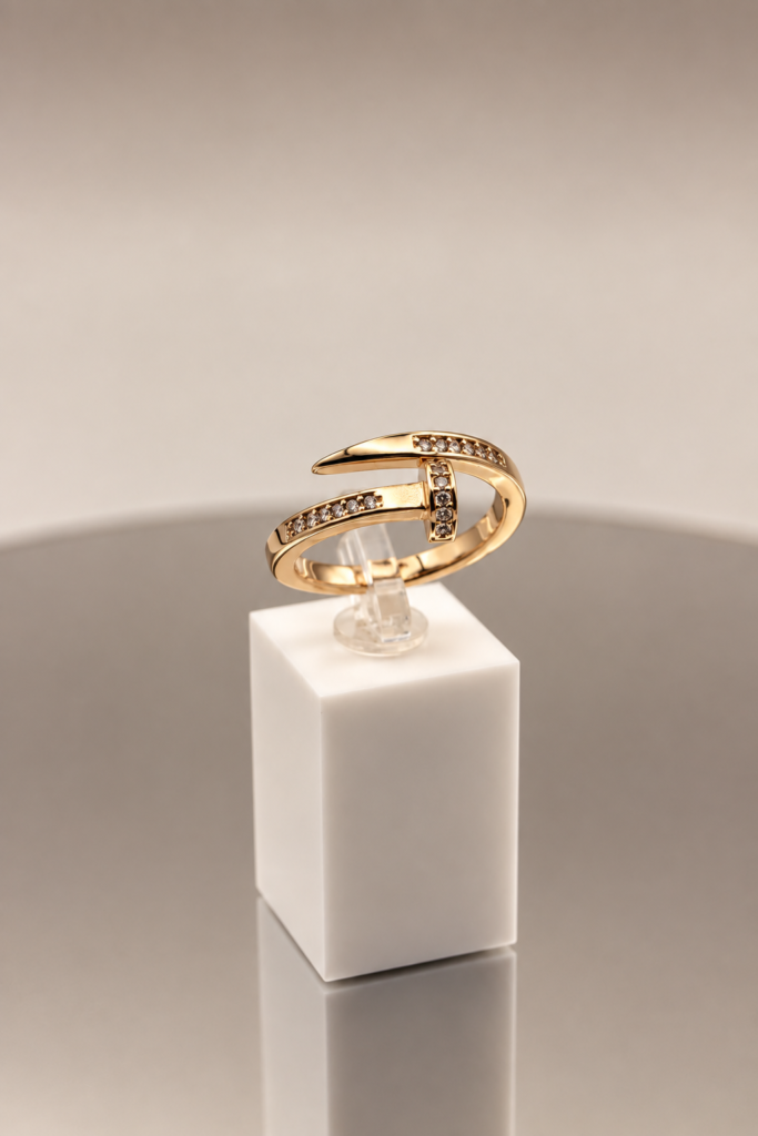 Nail-Inspired Ring