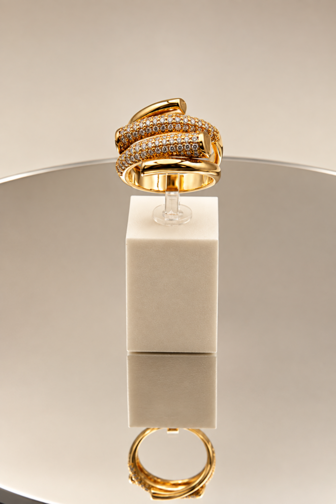 Triple-Band Zirconia Ring