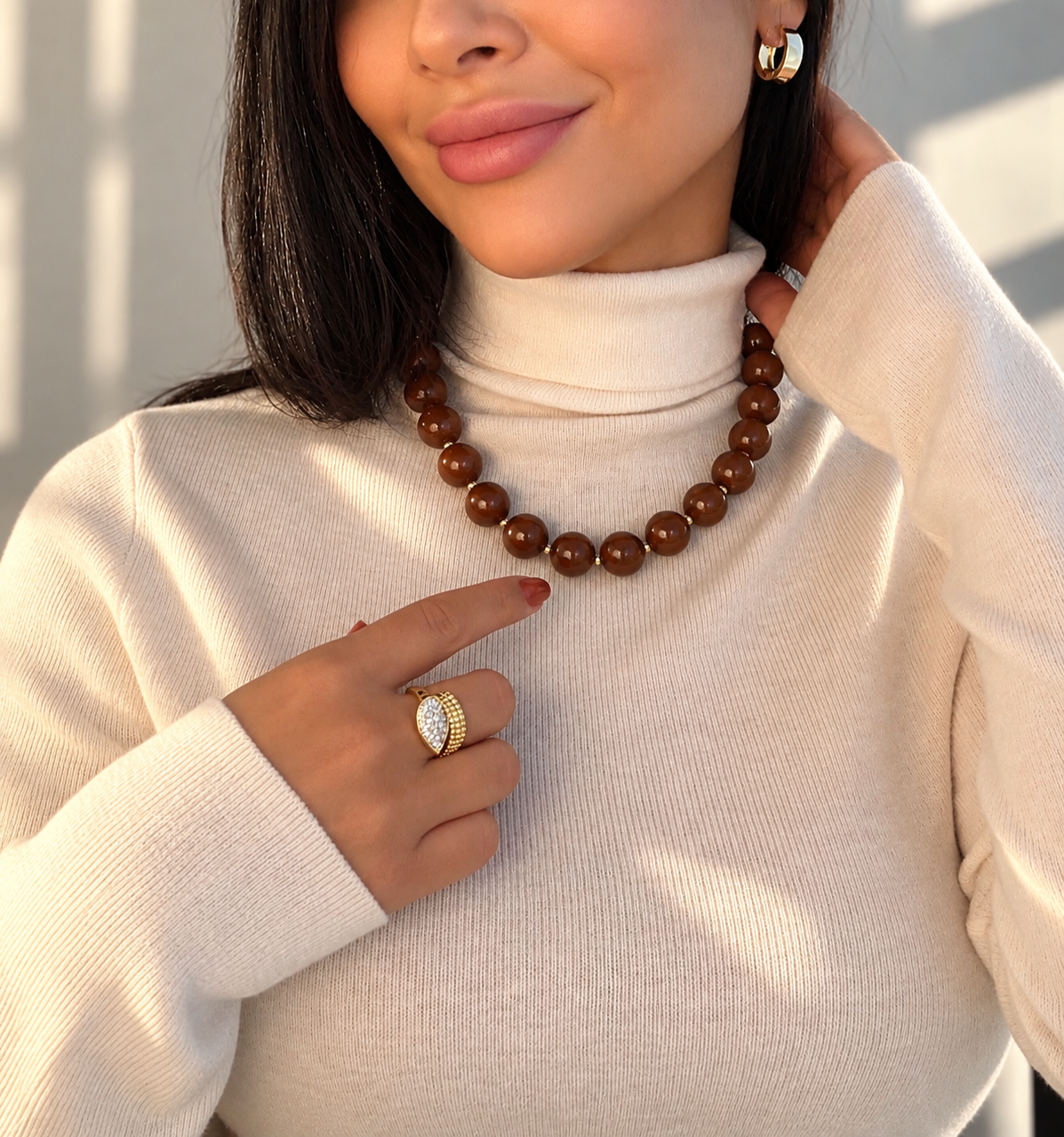 Cacau Statement Necklace - Image 2