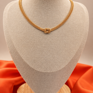 Mesh Knot Necklace