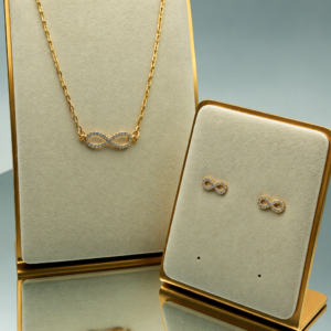 Zirconia Infinity Jewelry Set