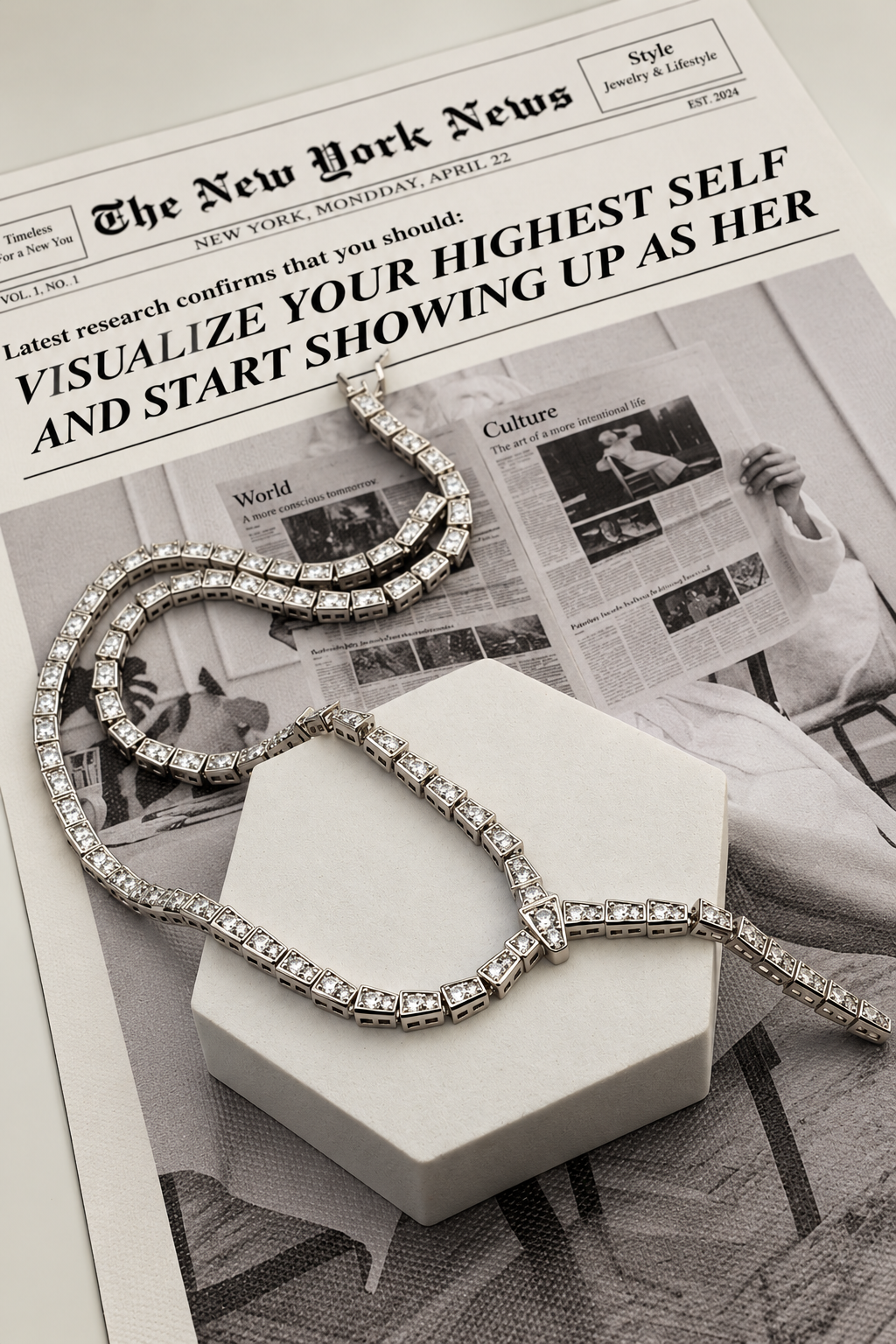 Snake Style Y Necklace