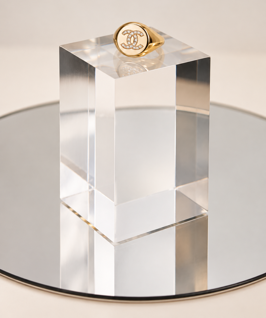 Zirconia Statement Adjustable Ring