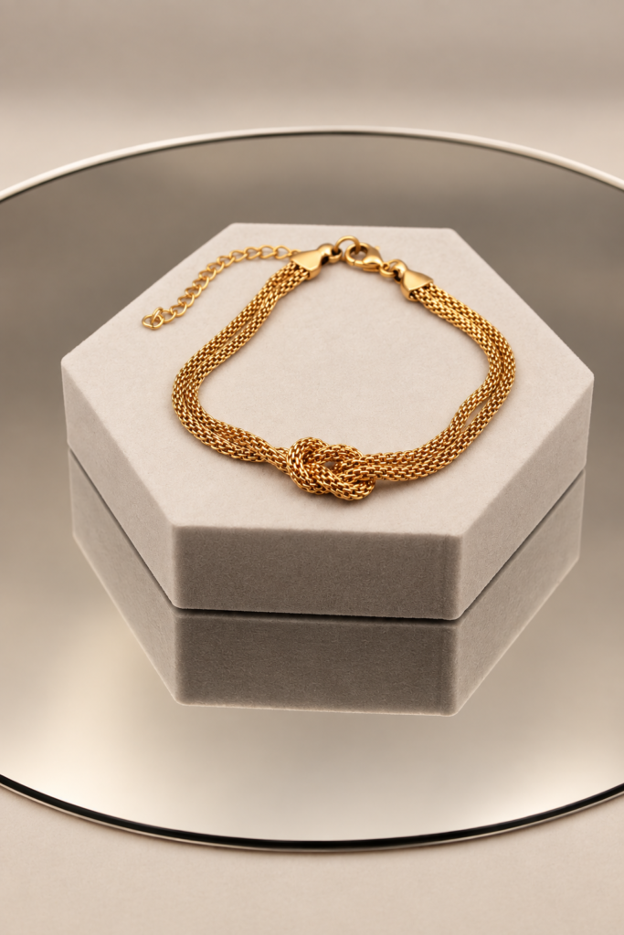 Double Mesh Knot Bracelet