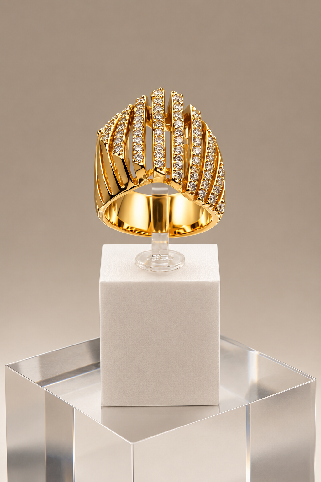 Multi-Band Zirconia Ring