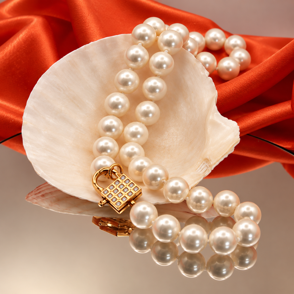 Pearl Lock Necklace