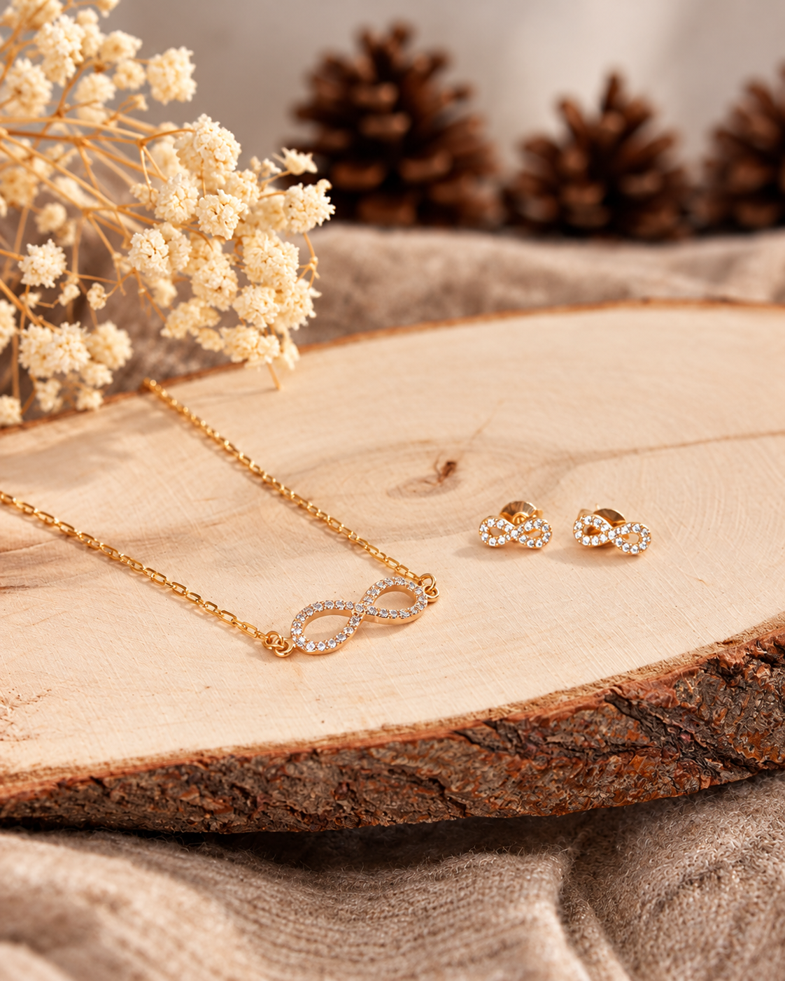 Zirconia Infinity Jewelry Set - Image 2