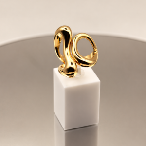 Organic Adjustable Statement Ring