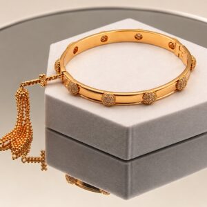 Golden Tassel Bangle