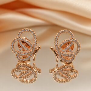Zirconia Butterfly Earrings