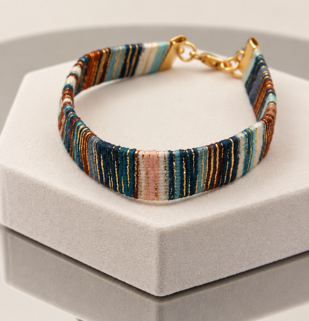 Golden Weave Bracelet