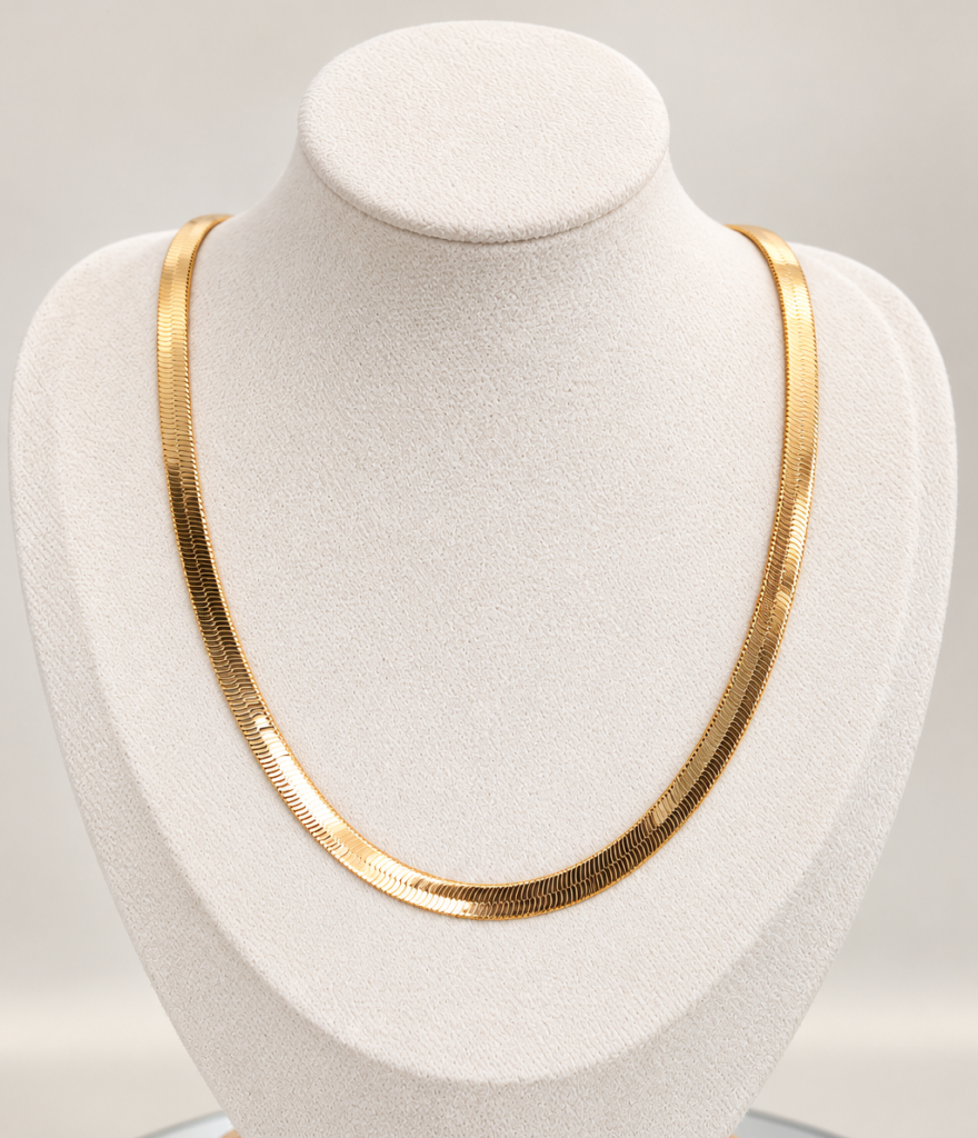 Flat Chain Necklace 45cm